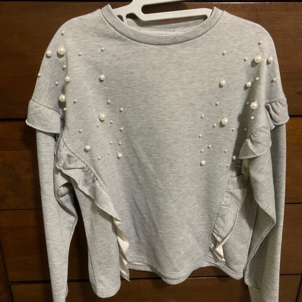 grey pearl sweater